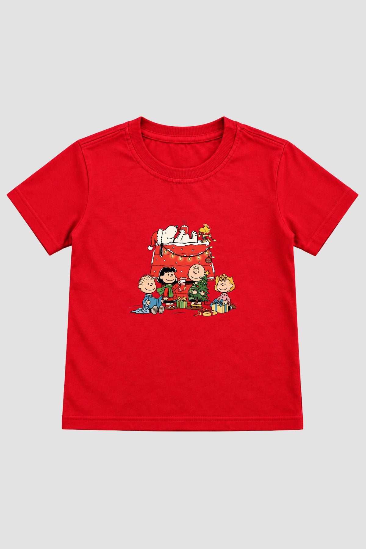 Camiseta Infantil Basica Natal Snoopy- DC-NOOP-0087