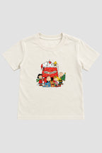 Camiseta Infantil Basica Natal Snoopy- DC-NOOP-0088