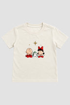 Camiseta Infantil Basica Natal Snoopy- DC-NOOP-0089