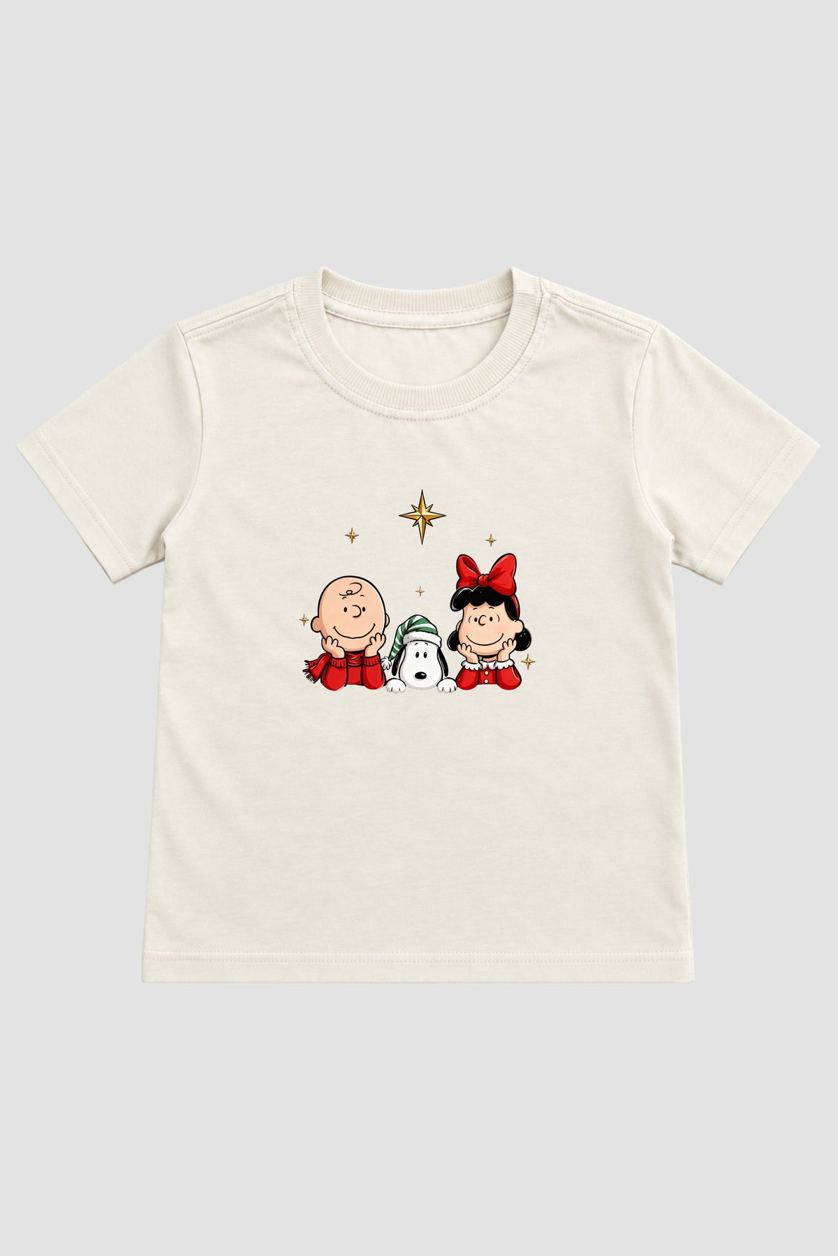 Camiseta Infantil Basica Natal Snoopy- DC-NOOP-0089