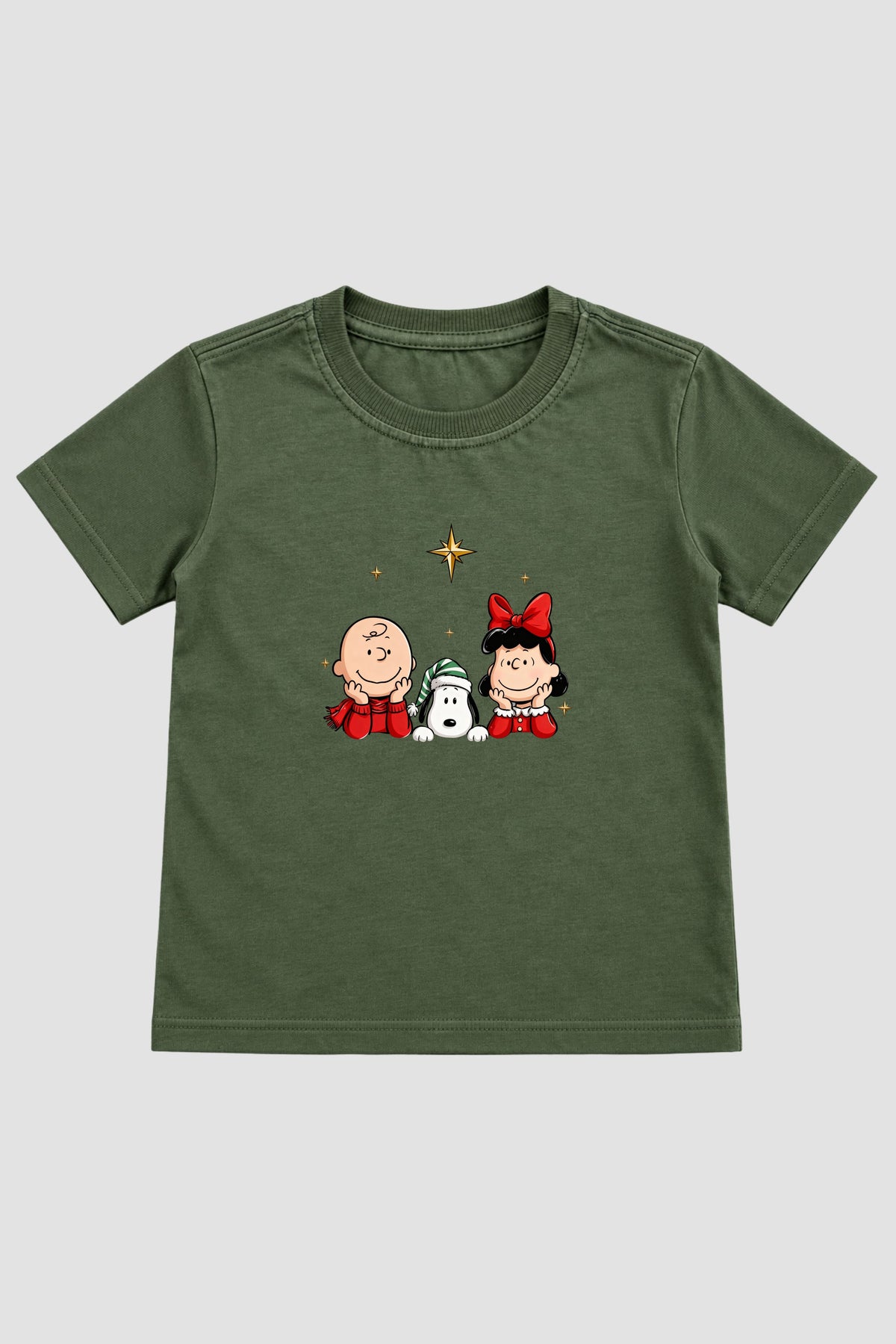 Camiseta Infantil Basica Natal Snoopy- DC-NOOP-0089