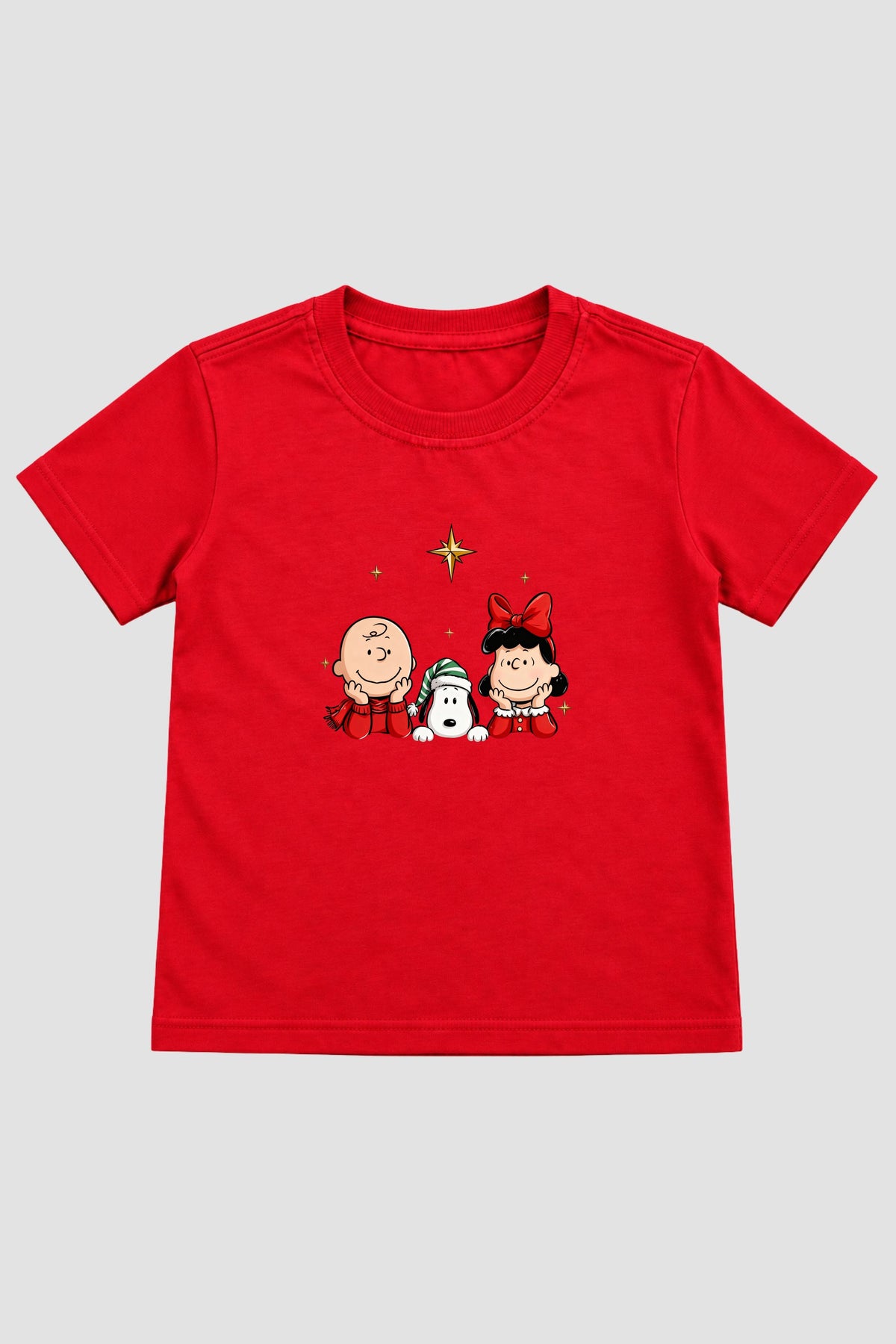 Camiseta Infantil Basica Natal Snoopy- DC-NOOP-0089