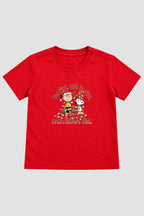 Camiseta Infantil Basica Natal Snoopy- DC-NOOP-0091