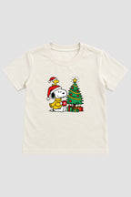 Camiseta Infantil Basica Natal Snoopy- DC-NOOP-0096