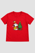 Camiseta Infantil Basica Natal Snoopy- DC-NOOP-0096