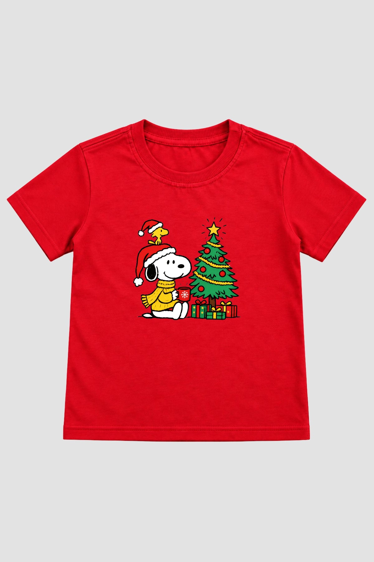 Camiseta Infantil Basica Natal Snoopy- DC-NOOP-0096
