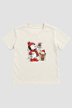 Camiseta Infantil Basica Natal Snoopy- DC-NOOP-0097