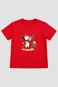 Camiseta Infantil Basica Natal Snoopy- DC-NOOP-0097