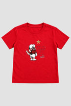 Camiseta Infantil Basica Natal Snoopy- DC-NOOP-0099