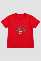 Camiseta Infantil Basica Natal Snoopy- DC-NOOP-0101
