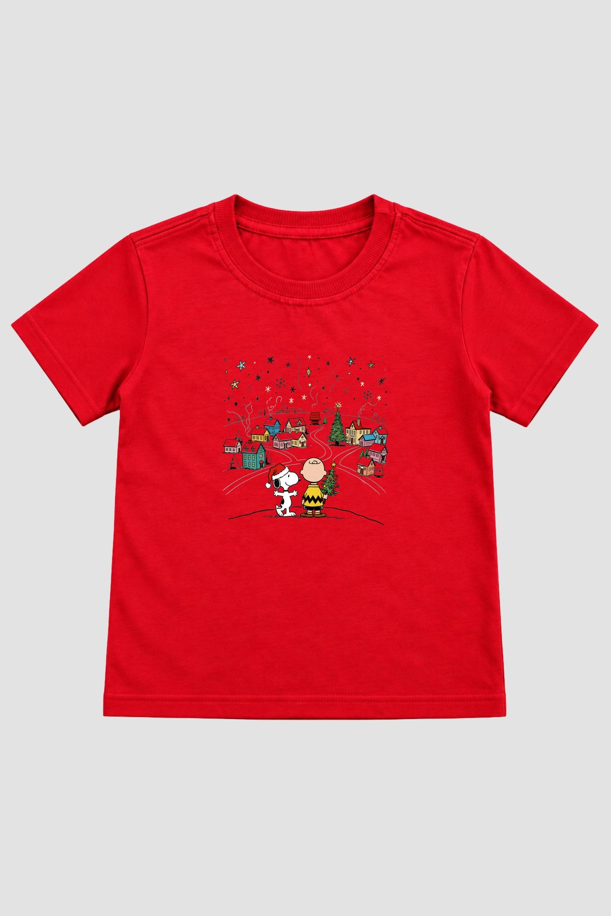 Camiseta Infantil Basica Natal Snoopy- DC-NOOP-0101