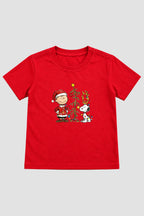 Camiseta Infantil Basica Natal Snoopy- DC-NOOP-0102