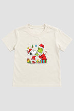 Camiseta Infantil Basica Natal Snoopy- DC-NOOP-0104