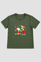 Camiseta Infantil Basica Natal Snoopy- DC-NOOP-0104