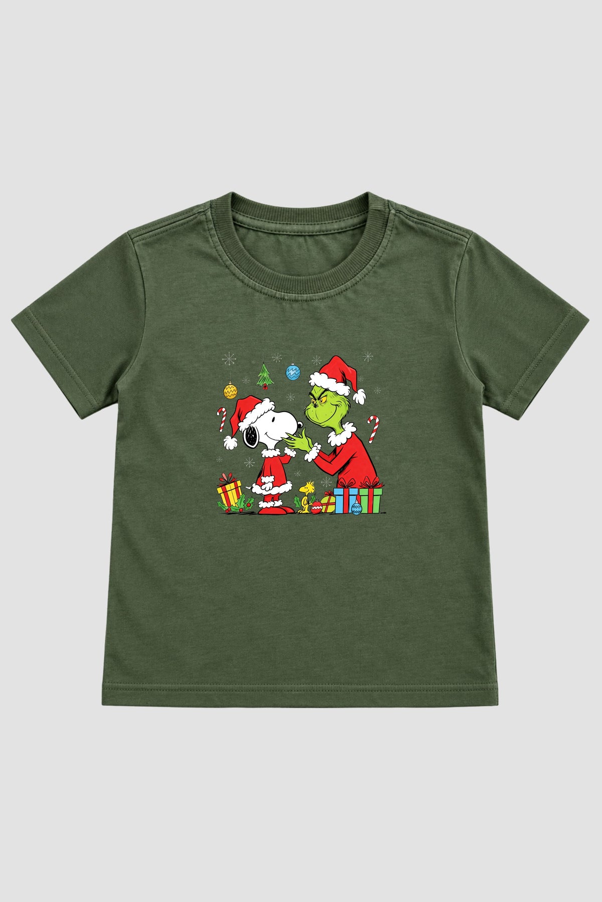 Camiseta Infantil Basica Natal Snoopy- DC-NOOP-0104