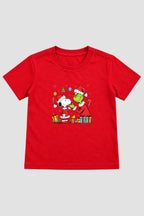 Camiseta Infantil Basica Natal Snoopy- DC-NOOP-0104