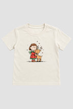Camiseta Infantil Basica Natal Snoopy- DC-NOOP-0105