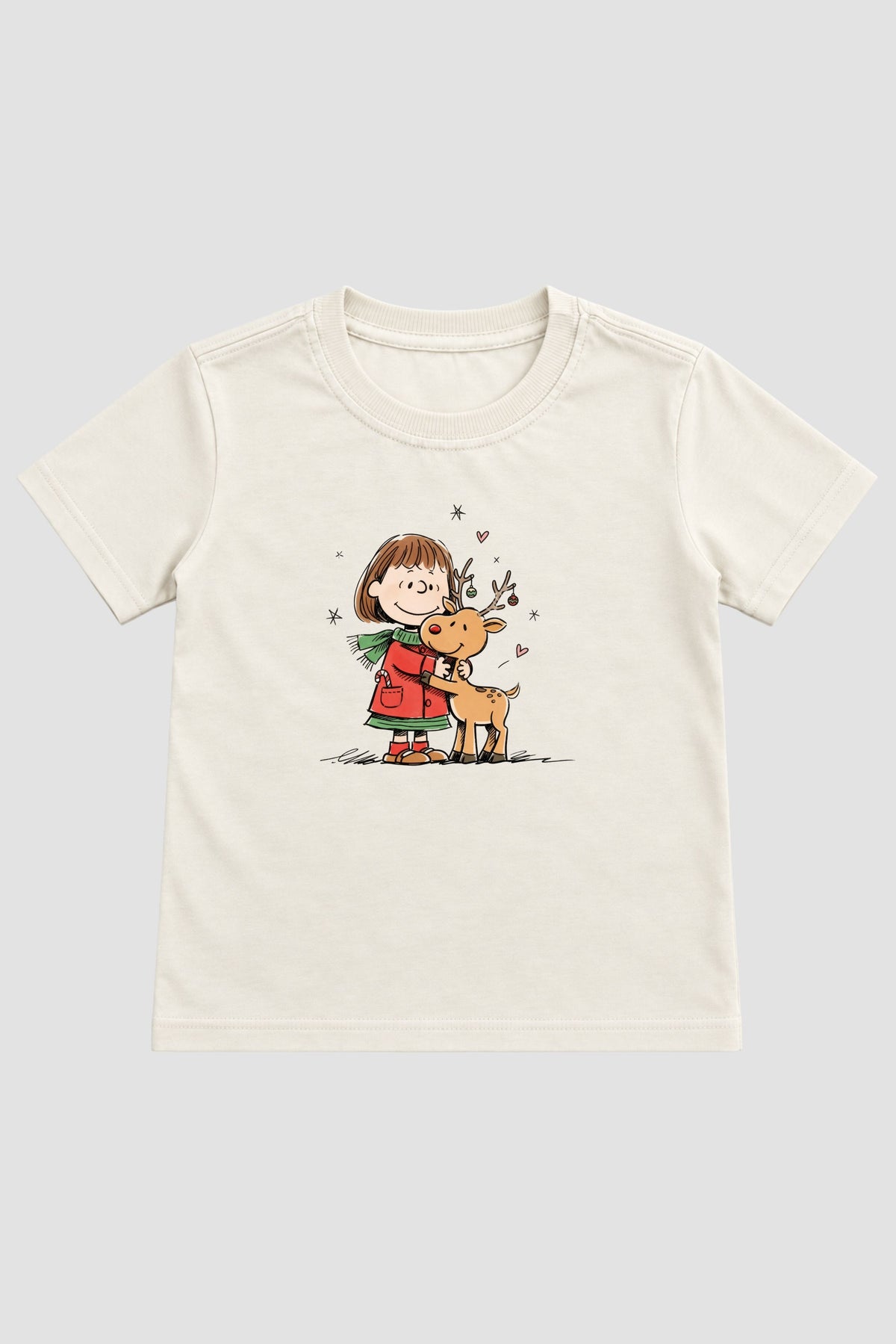 Camiseta Infantil Basica Natal Snoopy- DC-NOOP-0105