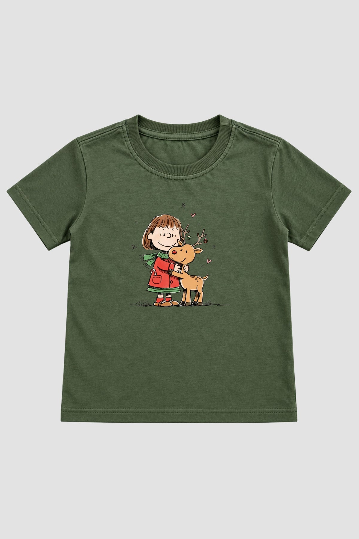 Camiseta Infantil Basica Natal Snoopy- DC-NOOP-0105