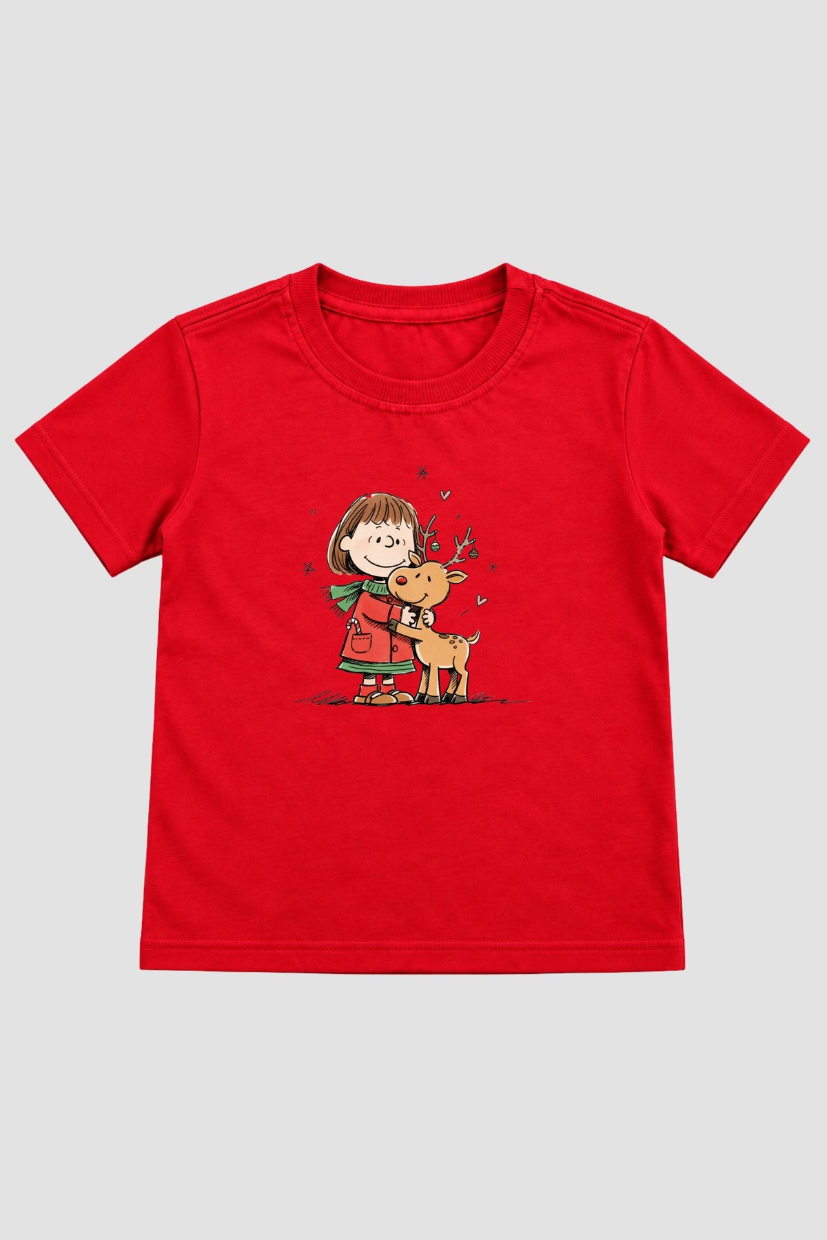 Camiseta Infantil Basica Natal Snoopy- DC-NOOP-0105
