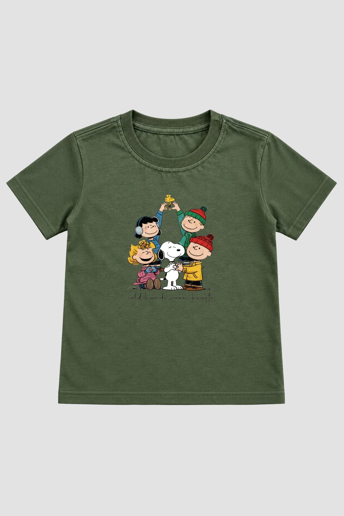 Camiseta Infantil Basica Natal Snoopy- DC-NOOP-0106