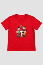 Camiseta Infantil Basica Natal Snoopy- DC-NOOP-0106