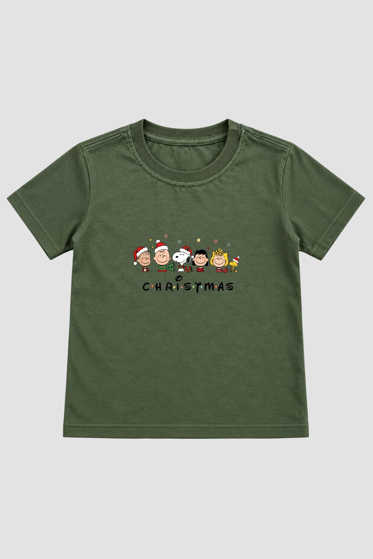 Camiseta Infantil Basica Natal Snoopy- DC-NOOP-0107