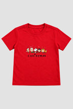 Camiseta Infantil Basica Natal Snoopy- DC-NOOP-0107