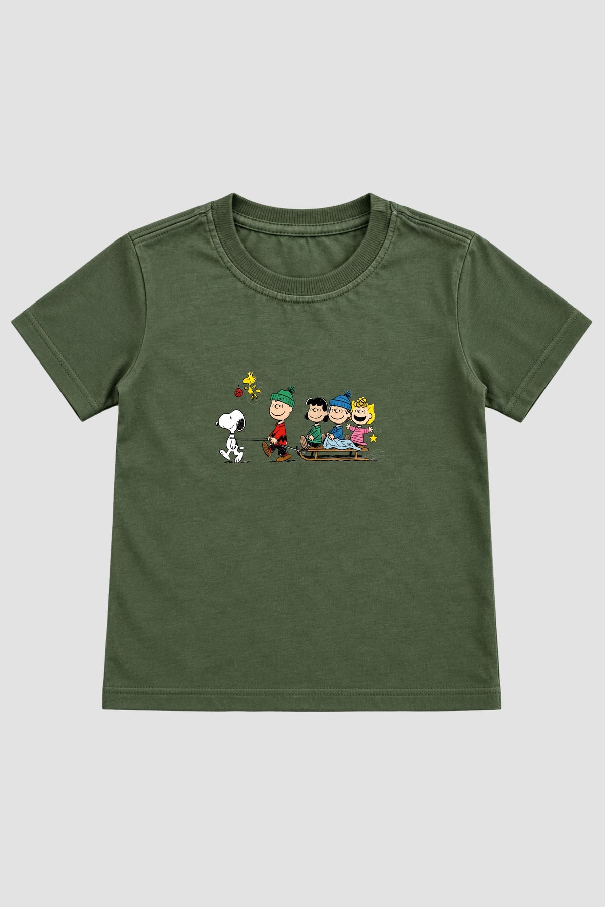 Camiseta Infantil Basica Natal Snoopy- DC-NOOP-0110