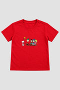 Camiseta Infantil Basica Natal Snoopy- DC-NOOP-0110
