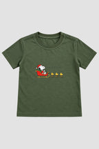 Camiseta Infantil Basica Natal Snoopy- DC-NOOP-0111
