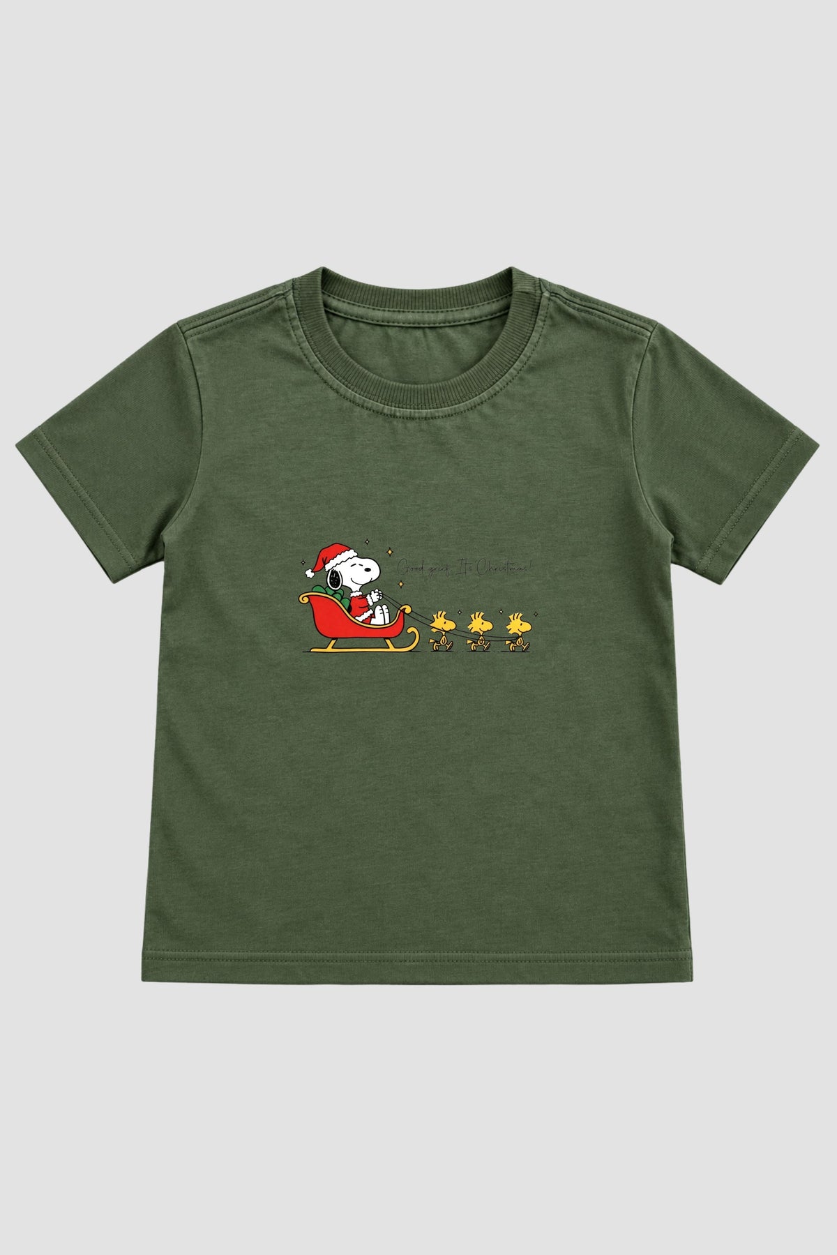 Camiseta Infantil Basica Natal Snoopy- DC-NOOP-0111