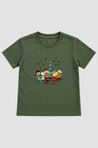 Camiseta Infantil Basica Natal Snoopy- DC-NOOP-0112