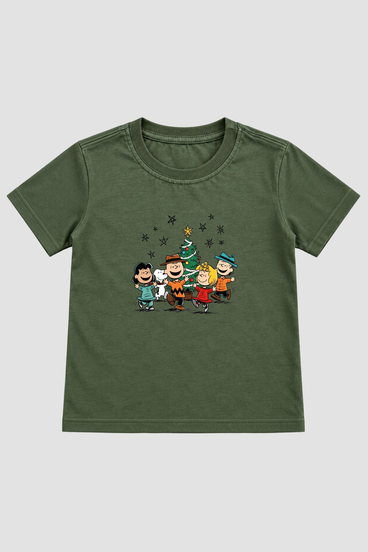 Camiseta Infantil Basica Natal Snoopy- DC-NOOP-0112