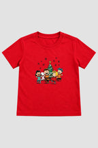 Camiseta Infantil Basica Natal Snoopy- DC-NOOP-0112