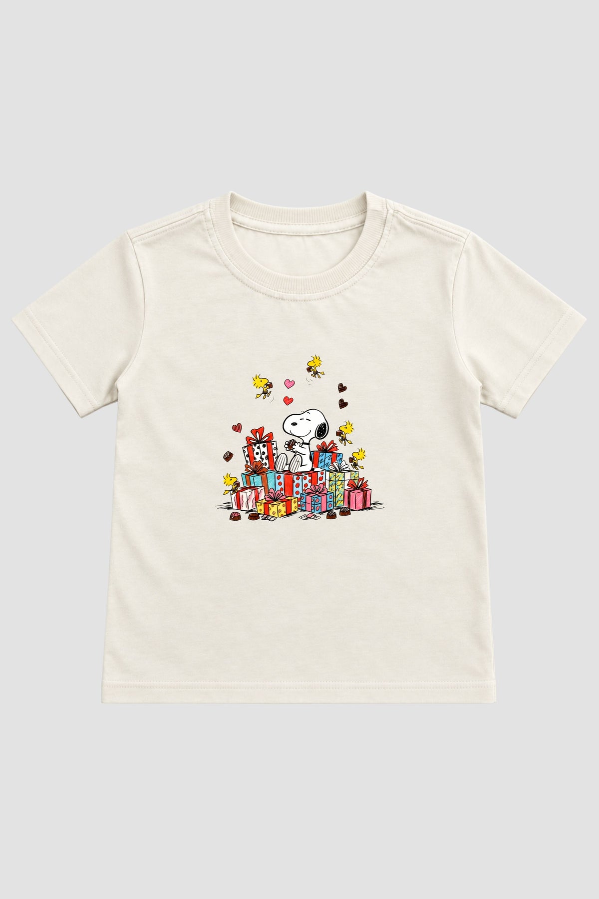 Camiseta Infantil Basica Natal Snoopy- DC-NOOP-0113