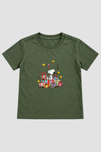 Camiseta Infantil Basica Natal Snoopy- DC-NOOP-0113