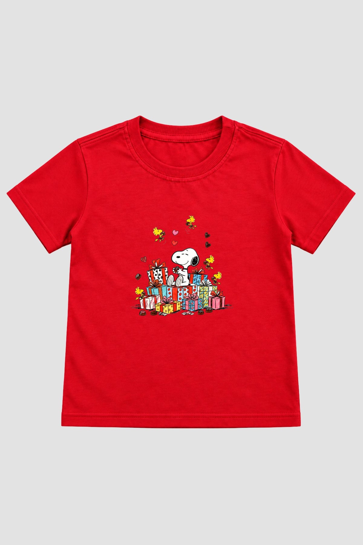 Camiseta Infantil Basica Natal Snoopy- DC-NOOP-0113