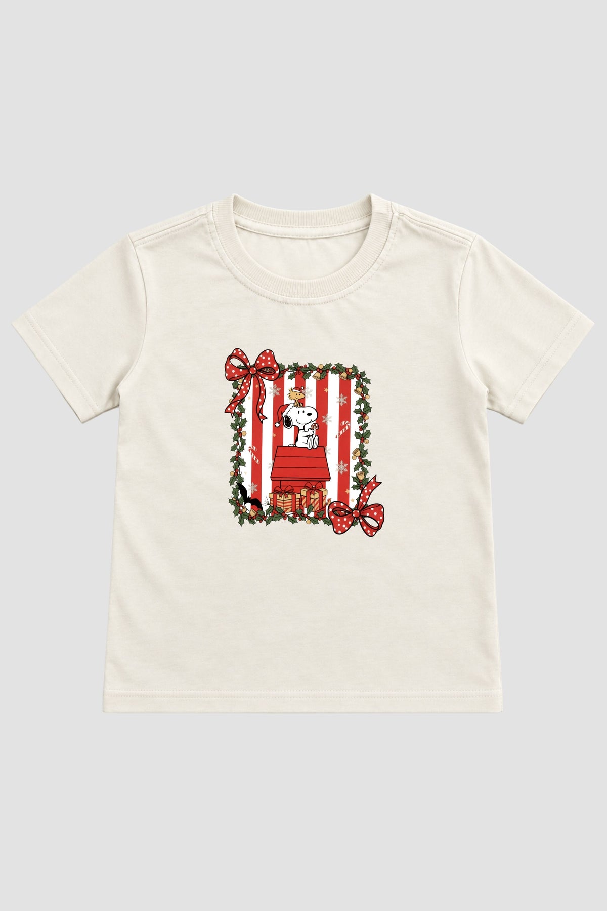 Camiseta Infantil Basica Natal Snoopy- DC-NOOP-0114
