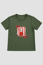 Camiseta Infantil Basica Natal Snoopy- DC-NOOP-0114