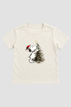 Camiseta Infantil Basica Natal Snoopy- DC-NOOP-0115