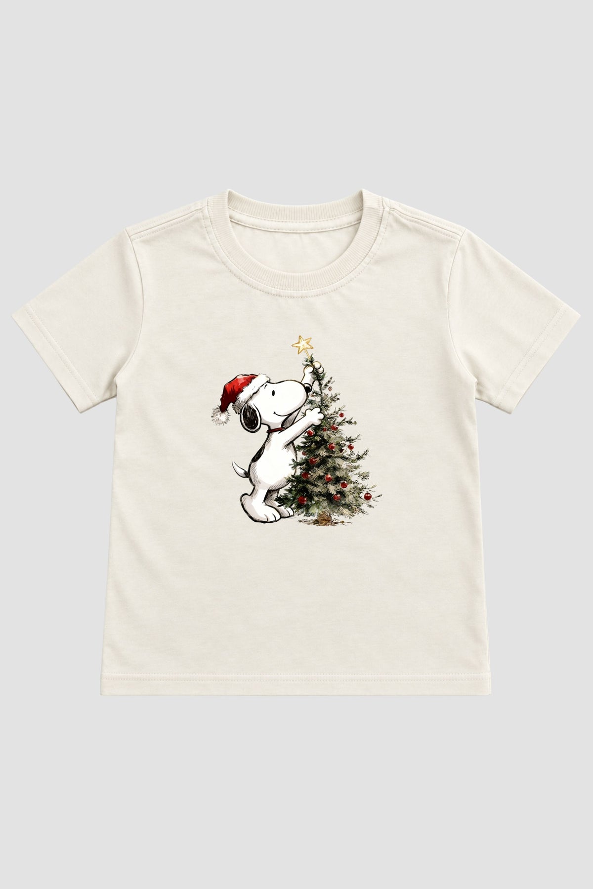 Camiseta Infantil Basica Natal Snoopy- DC-NOOP-0115