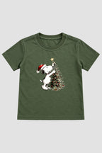 Camiseta Infantil Basica Natal Snoopy- DC-NOOP-0115