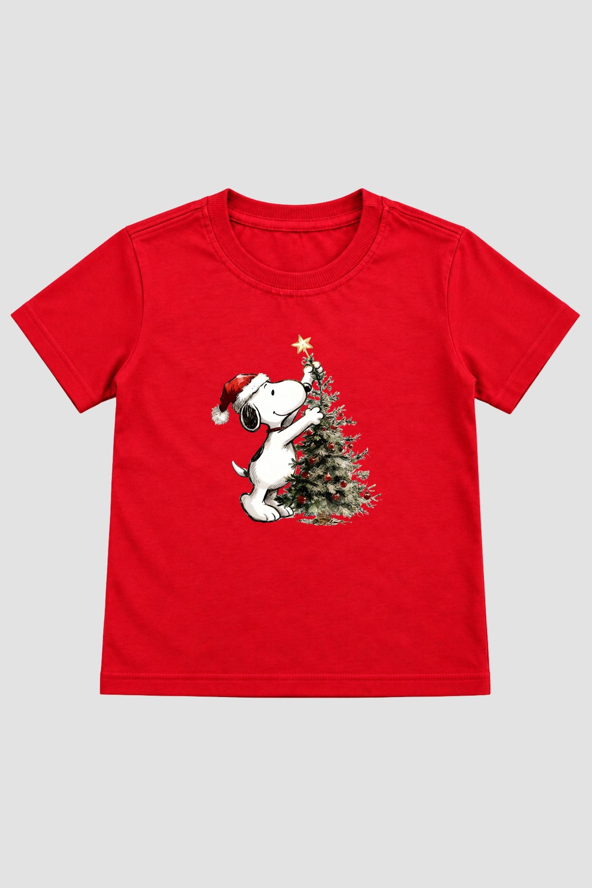 Camiseta Infantil Basica Natal Snoopy- DC-NOOP-0115