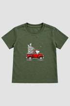 Camiseta Infantil Basica Natal Snoopy- DC-NOOP-0116