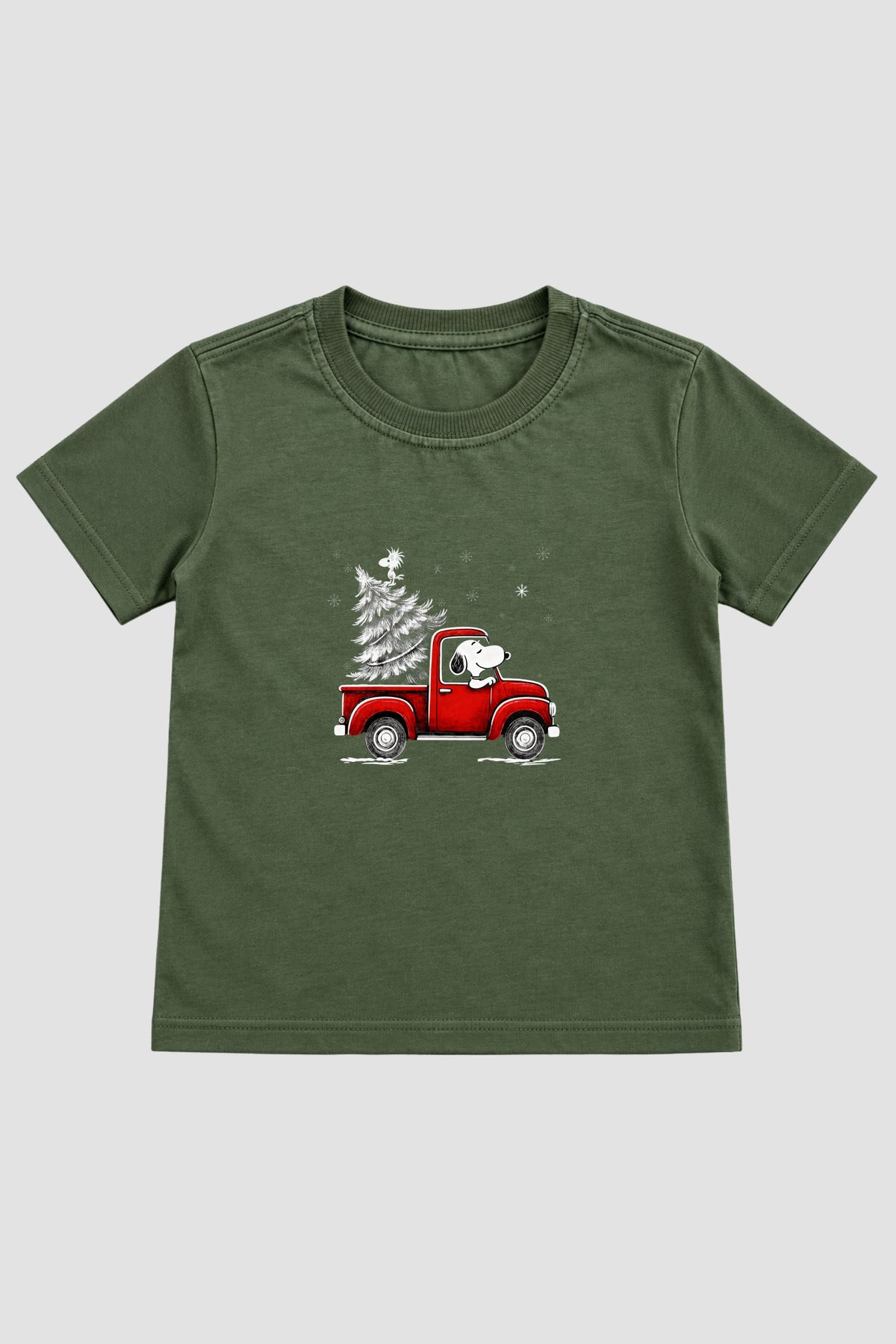 Camiseta Infantil Basica Natal Snoopy- DC-NOOP-0116