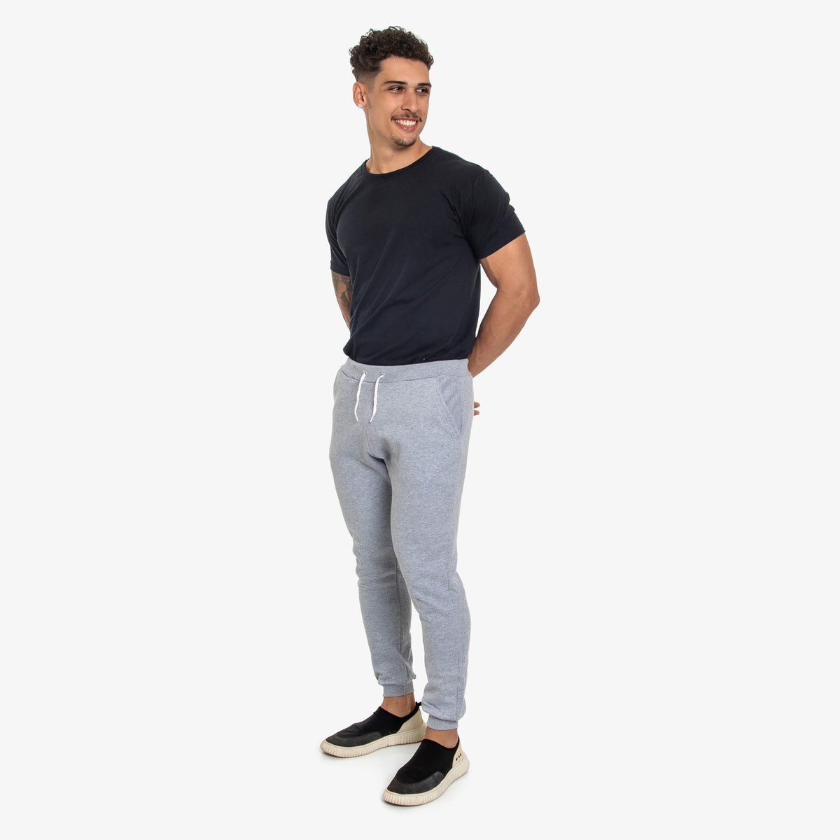 Calça de Moletom Adulto Unissex Lisa