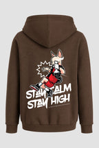 Moletom Canguru Streetwear Unissex Com Capuz | Stay Home Stay High Est.296-295
