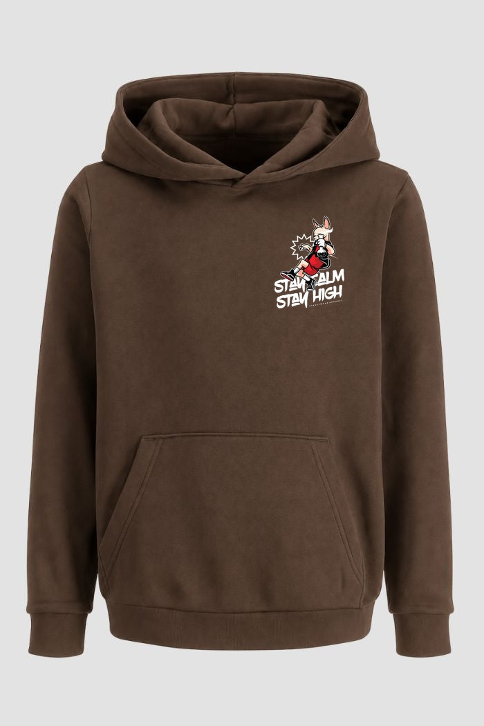 Moletom Canguru Streetwear Unissex Com Capuz | Stay Home Stay High Est.296-295