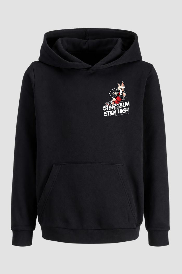 Moletom Canguru Streetwear Unissex Com Capuz | Stay Home Stay High Est.296-295